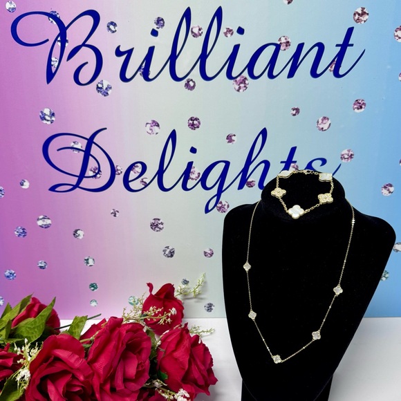 Boutique Jewelry - 🍀$1500 SET CUSTOM CLOVER MOTHER OF PEARL